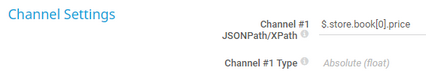 Channel Settings Channel Settings