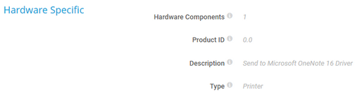Hardware Specific Hardware Specific
