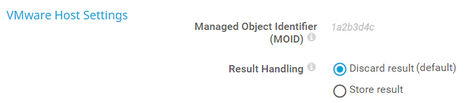 VMware Host Settings VMware Host Settings