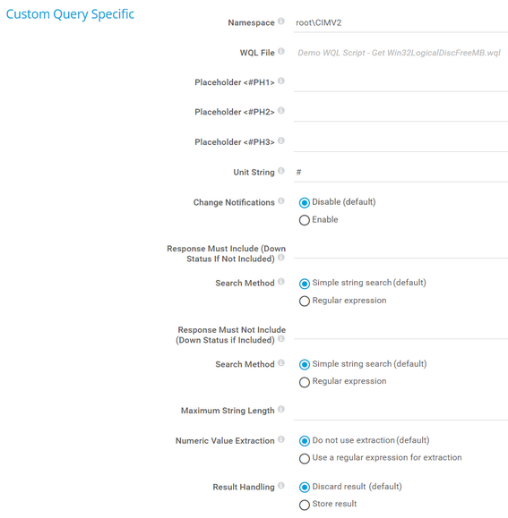 Custom Query Specific
